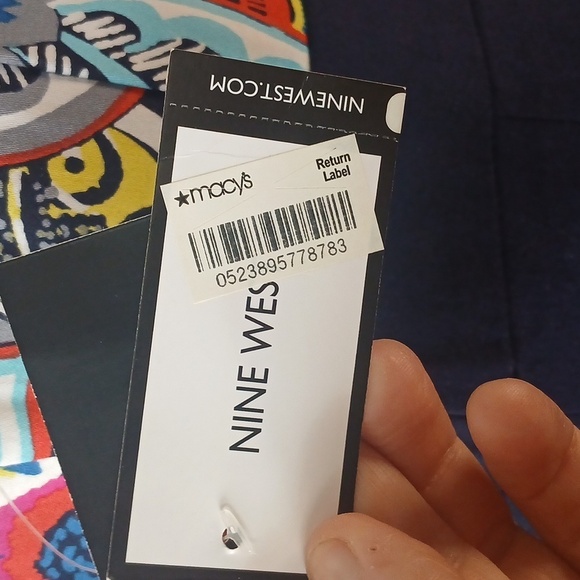 NINE WEST BNWT Colorful Patterned Sleeveless Dress BEAUTIFUL 😍 - Picture 8 of 12